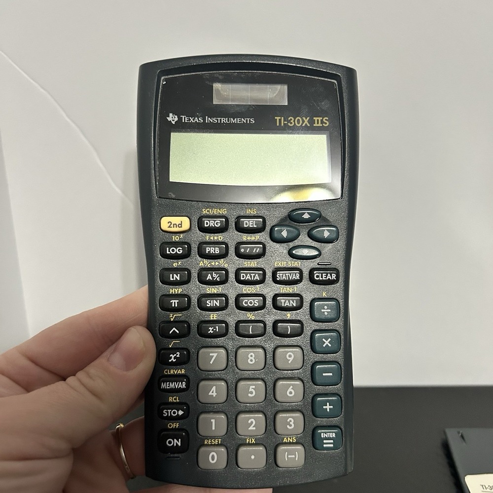 Texas Instruments TI-30X IIS Scientific Calculator Tested Working - Picture 2 of 5